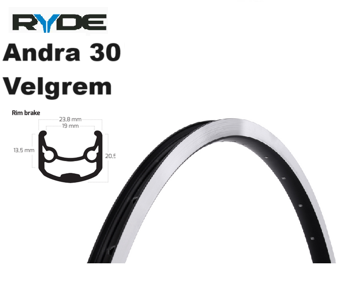 Ryde Andra 30 - Velgrem - 622