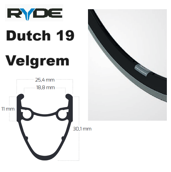 Ryde Dutch 19 - Velgrem - 622