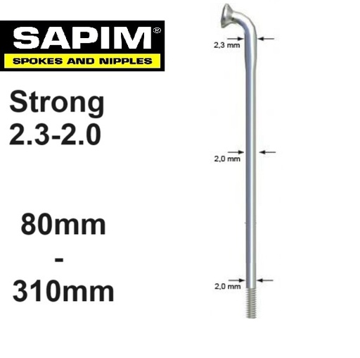 Sapim Strong zilver