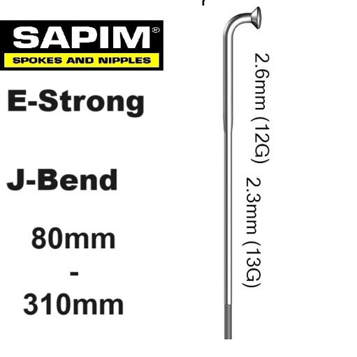 Sapim E-Strong zilver