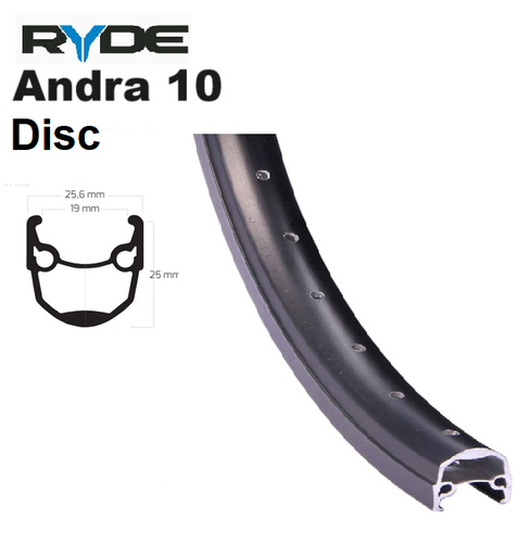 Ryde Andra 10 - Disc - 406  20"