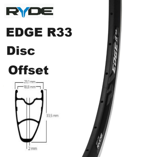 Ryde Edge R33 Offset - Disc - 622